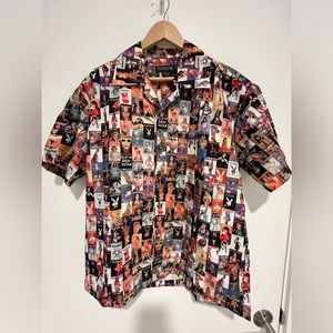 Vintage Playboy Magazine Covers All Over Print Button Down Shirt - Men’s Medium